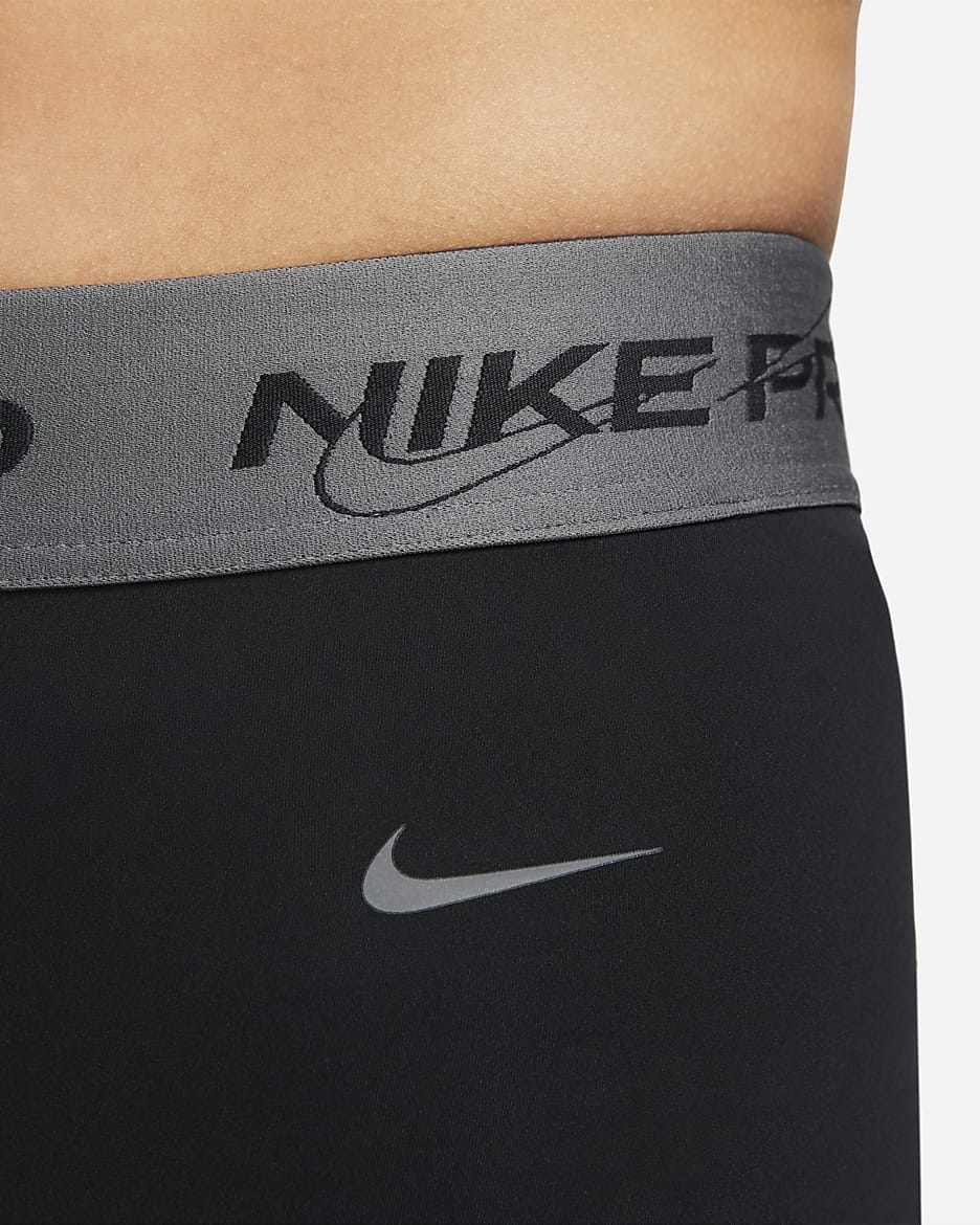 Nike Pro Women s Mid Rise 3 Graphic Shorts. Nike